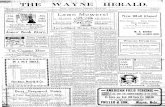J rightll 3 i I~ - City of Waynenewspapers.cityofwayne.org/Wayne Herald (1888-Present...Andy HUPP'B elanj;{hler tJOu~e Wllg bnrnBd to the j;lrOullr.l la,t 'ruear)ay nlgbt. CHouae of