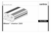 Owner’s Guide XPower Inverter 1500 - Xantrex XPower Inverter 1500 Owner’s Guide About This Guide Purpose The purpose of this Owner’s Guide is to provide explanations and procedures