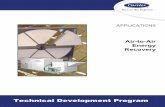 Air-to-Air Energy Recovery - dms.hvacpartners.comdms.hvacpartners.com/.../02/TDP_06-796-064_PREVIEW.pdf · AIR-TO-AIR ENERGY RECOVERY Applications 2 for this TDP module. Consult TDP-201,