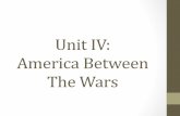 Unit IV: America Between The Wars - myCSU · Unit IV: America Between The Wars. ... And joy, like a pearl, Attends the needs of all mankind- ... Watching God Zora Neal Hurston