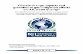 Climate change impacts and greenhouse gas change impacts and greenhouse gas mitigation effects ... Steven C. Chapra, Charles Fant, ... Climate change impacts and greenhouse gas mitigation
