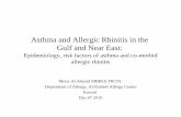 asthma and rhinitis-Al-Ahmad - World Allergy and rhinitis...Aldowaisan AD et al. Annals allergy asthma immunol. 2003 Risk Factors of Asthma Allergic Rhinitis Meteorological factors