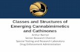 Classes and Structures of Emerging Cannabimimetics and ... · Classes and Structures of Emerging Cannabimimetics and Cathinones Arthur Berrier Senior Research Chemist Special Testing