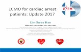 ECMO for cardiac arrest patients: Update 2017 · ECMO for cardiac arrest patients: Update 2017 Lim Swee Han MBBS ... First Neonatal ECMO Survivor, 1975 . ... –Extensive research