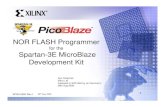 NOR FLASH Programmer - homepages.thm.dehg53/eco32-on-s3e/s3e... · Xilinx does not warrant that the functions contained in these ... PicoBlaze NOR FLASH Programmer 4 ... I – Read