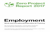 Zero Project Report 2016 - Amazon S3 Work and Vocational Education & Training Zero Project Report 2017 56 Innovative Practices, 11 Innovative Policies, and 21 Social Indicators from