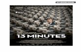 13 Minutes SC Production Notes - … MINUTES is released in UK cinemas on July 17th 2015 3 CAST Georg Elser Christian Friedel Elsa Katharina Schüttler Arthur Nebe Burghart Klaussner