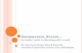 INFORMATION LEASE - Finn & Finn, Ltd., Counselors at Lawwaukegan.com/pubs/Information Please.pdf ·  · 2016-11-15Information Act” or FOIA. There is a FOIA law passed by ... Under