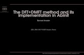The DFT+DMFT method and its implementation in Abinit · The DFT+DMFT method and its implementation in Abinit Bernard Amadon CEA, DAM, DIF, F-91297 Arpajon, France New trends in computational