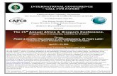 INTERNATIONAL CONFERENCE ~ CALL FOR PAPERS documents... · INTERNATIONAL CONFERENCE ~ CALL FOR PAPERS ~ ... Mediators Beyond Borders International ... presented in the paper and proposal.