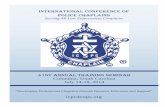 INTERNATIONAL CONFERENCE OF POLICE CHAPLAINS  CONFERENCE OF POLICE CHAPLAINS Serving All Law Enforcement Chaplains ... E06—The Chaplain’s Role on the Nobility of Policing: ...