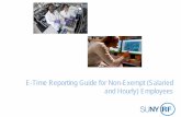 E-Time Reporting Guide for Non-Exempt (Salaried and Hourly) Employees€¦ ·  · 2018-02-136.1 Notifications and Email Preferences ... This ID was sent to you via email when you
