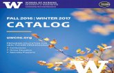 FALL 2016 WINTER 2017 CATALOG - UWCNE · FALL 2016 | WINTER 2017 CATALOG ... Topics: Suicide and self ... • Starting I.V.s in a crisis • Global pathogens on our doorstep • Action