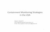 Containment Monitoring Strategies - Microsoft · Containment Monitoring Strategies ... • Following documents provide guidance for calculating loss of force ... prestress loss such