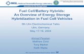 Fuel Cell/Battery Hybrids: An Overview of Energy … Cell/Battery Hybrids: An Overview of Energy Storage Hybridization in Fuel Cell Vehicles 9th Ulm Electrochemical Talks Ulm, Germany