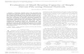 Evaluation of Shaft Bearing Capacity of Single Driven Pile ... · Abstract— Numerous methods have been developed for calculating the axial pile bearing capacity, including the shaft