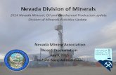 Nevada Division of Mineralsminerals.nv.gov/.../2014NVMinOilGeoProdUpdate_NvMA_07-09-2015.pdf · Nevada Barite Production Pre-1989 ... in market occurring ... Review and Update of