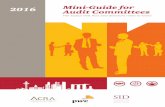 2016 Mini-Guide for Audit Committees - PwC: Audit and ... · I. Financial Reporting Surveillance Programme 7 ... as in all cases ... Mini-Guide for Audit Committees 2016 . Mini-Guide