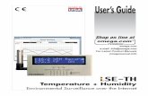 User’s Guide - OMEGA Engineering | Thermocouples ... · User’s Guide omega.com e-mail: ... in critical HVAC applications such as computer server rooms, clean ... manufacturing,