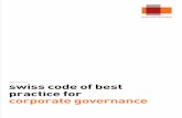 swiss code of best practice for corporate governance · Spitalgasse 4 P. O. Box CH-3001 Berne economiesuisse ... Corporate governance encompasses all of the principles aimed at safeguarding