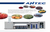 Automated Sample Preparation for - J2 Scientific GmbH · Automated Sample Preparation for. 2 ... Positive pressure with programmable flow rates. Solid Phase Extraction for large ...