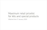 Maximum retail pricelist for kits and special products - … Kits List 2015.pdfMaximum retail pricelist for kits and special products ... 18 VKBC 0938 Mahindra Jeep/Bolero Rear Wheel