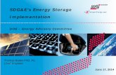 SDG&E’s Energy Storage Implementation · SDG&E’s Energy Storage . Implementation . DOE ... (Ortega Hwy) 1/3 . Greensmith ; ... – Passive vs. active cooling: ...
