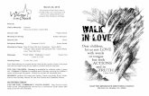 Call to Worship WALK In LOVE - Mennonite Brethren Church · Call to Worship Forever ... there will be a prayer couple in the prayer ... Piano Recital You are invited to come hear