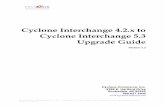 Cyclone Interchange 4.2.x to Cyclone Interchange 5.3 ... · Cyclone Interchange 4.2.x to Cyclone Interchange 5.3 Upgrade Guide Version 1.3 Cyclone Commerce, Inc. 8388 E. Hartford
