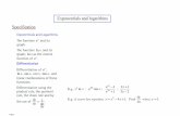 douis. function Inx and its graph; Inx as the inverse function of ex . Differentiation Differentiation of ex Inx, sin x, cosx, tan x, and linear combinations of these functions. Differentiation