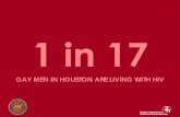GAY MEN IN HOUSTON ARE LIVING WITH HIV HIV Prevention Community... · HIV Prevention in the Gay Community Social Marketing Campaign Community Meeting GLBT Community Center 3400 Montrose