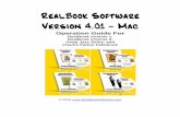 RealBook Software Version 4.01 - Mac - … RealBook V e “Import Ne tall the medi r to those for dio updates t examples, re dow setting t u command. at you have p olume 1 soft w Plugins”