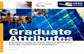 Graduate Attributes - South African Qualifications Authority · Graduate Attributes A baseline study on South African graduates ... Teacher Education Programmes, ... Ben was an authentic