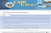 18th CSIR’S TECHNO FEST KICKS OFF AT IITF ·  · 2016-11-21CSIR’S TECHNO FEST KICKS OFF AT IITF ... he presented an outline for the future of light-weighted aircraft to be used