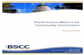 Performance Metrics for Community Corrections Metrics FINAL 2 25...Performance Metrics for Community Corrections February 2015 State of California Board of State and Community Corrections