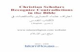 Christian Scholars Recognize Contradictions - islam chat · Christian Scholars Recognize Contradictions ... most adamant conservative Christian defenders of the Trinity was ... faces