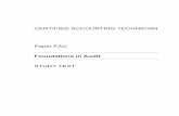 CERTIFIED ACCOUNTING TECHNICIAN Paper FAU ·  · 2018-04-17This Product includes content from the International Auditing and Assurance Standards ... auditors to understand, ... •