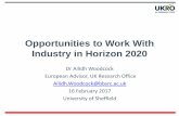Opportunities to Work With Industry in Horizon 2020/file/... ·  · 2017-02-21Research funding opportunities to work with industry. Horizon 2020 structure. Excellent ... and Space