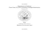 Fiscal Year (FY) 2013 President's Budget Submission UNCLASSIFIED Department of Defense€¦ ·  · 2015-05-05Fiscal Year (FY) 2013 President's Budget Submission February 2012 Navy