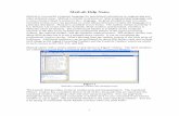 MatLab Help Notes - CSSERVERblandfor/EE210/MatLab/MatLabHp.pdf1 MatLab Help Notes MatLab is a powerful computer language for specialized calculations in engineering and other technical