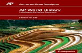 AP World Historybufordworldhistory.weebly.com/uploads/5/1/0/4/5104641/ap...AP ® World History Course and Exam Description Effective Fall 2016 AP Course And exAm desCriPtions Are uPdAted