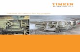 Reliable Solutions For Aggregate - AIL€™s Spherical Roller Bearings For Aggregate: ... straight or tapered bore. Mounting these bearings is simple with Timken’s full line of