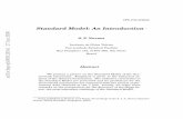 Standard Model: An Introduction - arXiv.org e-Print archive Model: An Introduction ... 3.1 Radiative Corrections to the Standard Model . . . . . . . 64 ... 1971 ⋆ ’t Hooft [73]:
