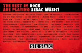 thE BEst in rocK arE playing sEsac Music! · nEil young • BoB MarlEy • thE wailErs • youngBlooDs • thE sElEctEr • ByrDs • suBliME ... thE BEst in rocK arE playing sEsac