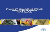 Plant Quarantine Procedures Manual - Home | Food and ... · 4.16 fumigation treatments used by the barbados pqu ... 5.11 the pest response process ... plant quarantine procedures