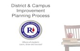 Campus Improvement Planning Process - RISDrisd.org/group/aboutrisd/Board_Of_Trustees/BoardOfTrustees_Docs... · District & Campus Improvement Planning Process Where all students ...