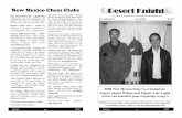 New Mexico Chess Clubs Mexico Chess Clubs Bear Canyon Chess Club - Albuquerque-Bear Canyon Senior Center, On Pitt St off of ... Article and annotated games beginning at page 6