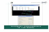 PAVEMENT CONFORMANCE IN 12D MODEL · Survey =>Conformance => Pavement Report ... PAVEMENT CONFORMANCE 12d Model October 2009 Page ... (close to the edge)