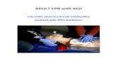 ADULT CPR with AED - nationalcprassociation.com · control measures during CPR and CPR training can reduce a very low level of risk even ... BASIC ANATOMY AND PHYSIOLOGY ... which