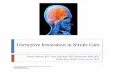 Disruptive Innovation in Stroke Care - HaCIRIC · Disruptive Innovation in Stroke Care Henry Feldman MD1, Stan Finkelstein MD2, Shane Reti QSM, MD1, ... Economy of scale for low incidence